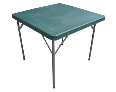 שולחן מתקפל לקלפים דגם איתן - פלסטיק עם רגלים מתכת