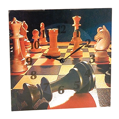 תמונת המוצר  שעון קיר - שחמט