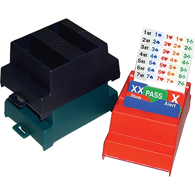 קופסאות הכרזה לברידג' דגם "ניאו" / Bidding Box Neo - 
                המארז כולל 4 יחידות